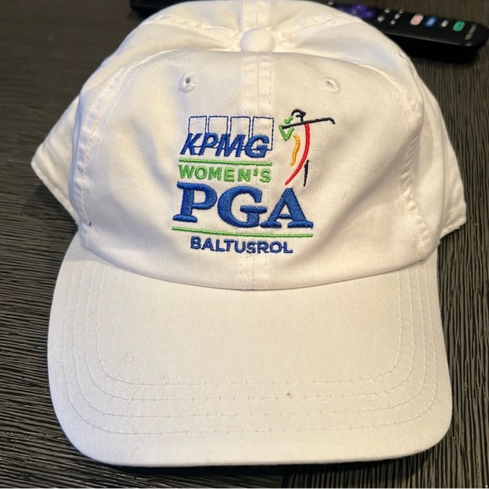 KPMG American Needle White Women's PGA Hat